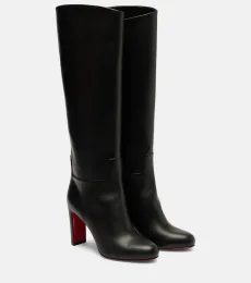 Leather knee-high boots Leather knee-high boots