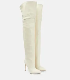 Leather over-the-knee boots Leather over-the-knee boots