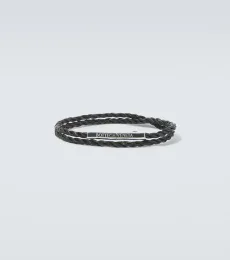 Leather sterling silver bracelet Leather sterling silver bracelet