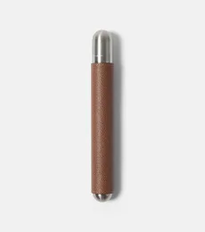 Leather-trimmed cigar holder Leather-trimmed cigar holder