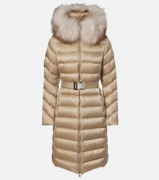 Leersie shearling-trimmed down coat Leersie shearling-trimmed down coat