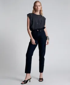 Legends High Waist Straight Leg Denim Jeans Denim Jeans - Legends Fox Black Size 23 One Teaspoon Legends High Waist Straight Leg Denim Jeans Denim Jeans - Legends Fox Black Size 23 One Teaspoon
