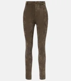 Legging en velours de coton mélangé Legging en velours de coton mélangé