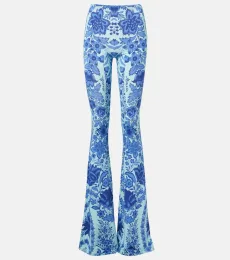 Legging évasé en jersey imprimé Legging évasé en jersey imprimé