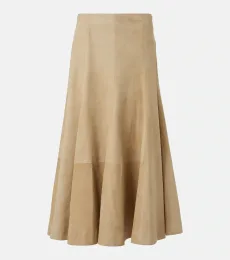 Lenno suede midi skirt Lenno suede midi skirt
