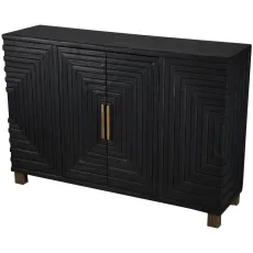 Lennox Black 2 Door Sideboard Lennox Black 2 Door Sideboard