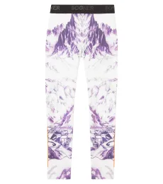 Lenya logo printed ski pants