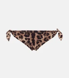 Leopard-print bikini bottoms Leopard-print bikini bottoms