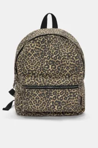 Leopard Print Canvas Backpack Leopard Print Canvas Backpack