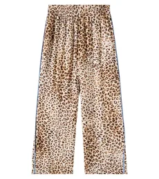 Leopard-print satin wide-leg pants Leopard-print satin wide-leg pants