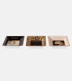 Leopardo set of 3 decorative trays
