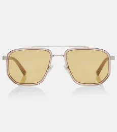 Lettering aviator sunglasses