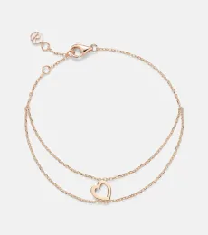 Letters 18kt rose gold bracelet