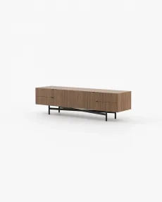 LEWIS Media Unit Walnut Veneer Matte LEWIS Media Unit Walnut Veneer Matte
