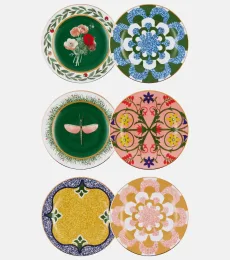 Libellula set of 6 dessert plates