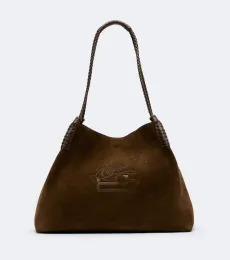 Libra Large suede tote bag