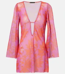 Lidi floral sheer beach dress Lidi floral sheer beach dress
