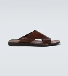 Lido leather slides Lido leather slides