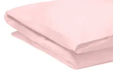 Light Baby Pink Easy Care Duvet Cover Polycotton - Double Light Baby Pink Easy Care Duvet Cover Polycotton - Double