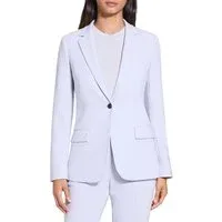 Light Blue 2 Piece Single Button Business Casual Women Suit - US 12 Light Blue Light Blue 2 Piece Single Button Business Casual Women Suit - US 12 Light Blue