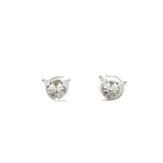 Light Butterfly Silver Earrings