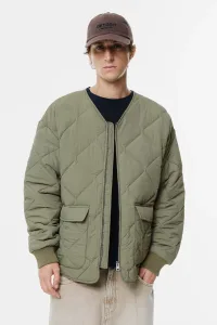 Lightweight Quilted Jacket With Pockets - Green Lightweight Quilted Jacket With Pockets - Green