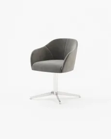 LILI office Dining Chair & Bench Vienna Anthracite