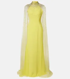Limelight caped embellished gown Limelight caped embellished gown