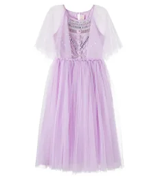 Lina embellished tulle dress