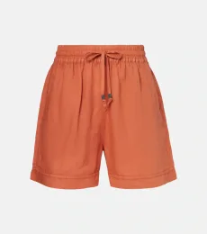 Linen and cotton Bermuda shorts Linen and cotton Bermuda shorts