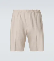 Linen Bermuda shorts
