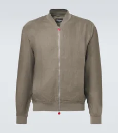 Linen bomber jacket Linen bomber jacket