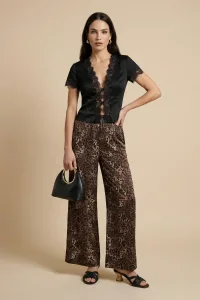 Linen Look Elasticated Trouser 12 Linen Look Elasticated Trouser 12
