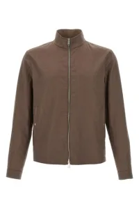 Linen Oasis blouson Brown Size 54 Linen Oasis blouson Brown Size 54