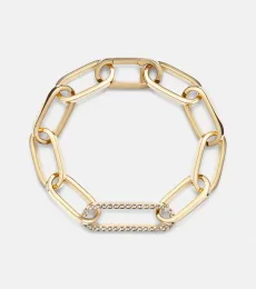 Link 18kt gold bracelet with diamonds Link 18kt gold bracelet with diamonds