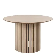 Linley Round Dining Table In White Oak Linley Round Dining Table In White Oak