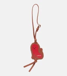 Lion leather bag charm Lion leather bag charm