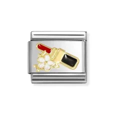 Lipstick and Flower Charm Lipstick and Flower Charm