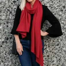 Lipstick Red Cashmere and Silk Wrap Lipstick Red Cashmere and Silk Wrap