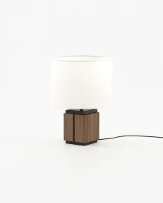 LITTLE Table & Desk Lamp Walnut Veneer Matte