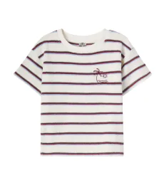 Livo striped cotton terry T-shirt Livo striped cotton terry T-shirt