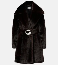 Logo belted coat Logo belted coat