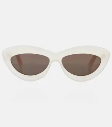 Logo cat-eye sunglasses