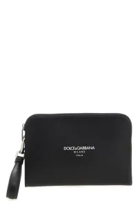 Logo clutch bag Black Size U Black 2 Logo clutch bag Black Size U Black 2