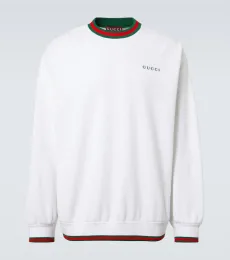 Logo cotton-blend sweatshirt