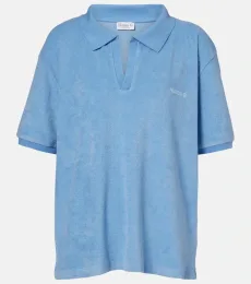 Logo cotton terry Polo Shirt Logo cotton terry Polo Shirt