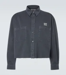 Logo denim shirt Logo denim shirt