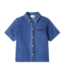 Logo denim shirt Logo denim shirt