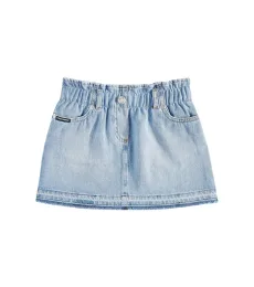 Logo denim skirt Logo denim skirt