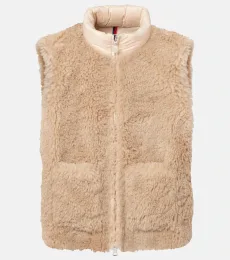 Logo down vest Logo down vest